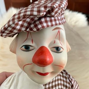 Ceramic clown doll
